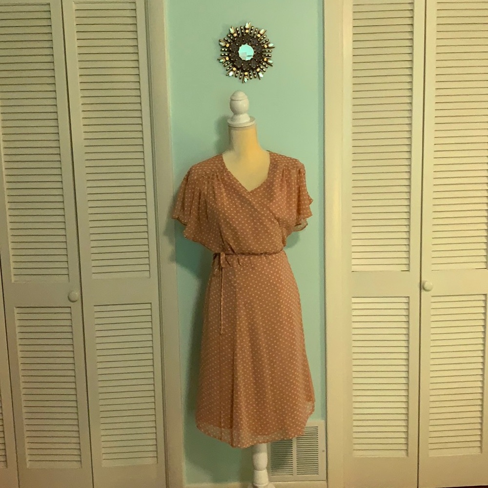 Eva Mendez wrap dress